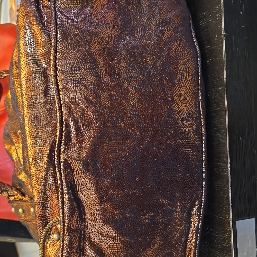 Ruby Rd. Shimmering Bronze Shoulder Bag - Picture 4 of 4